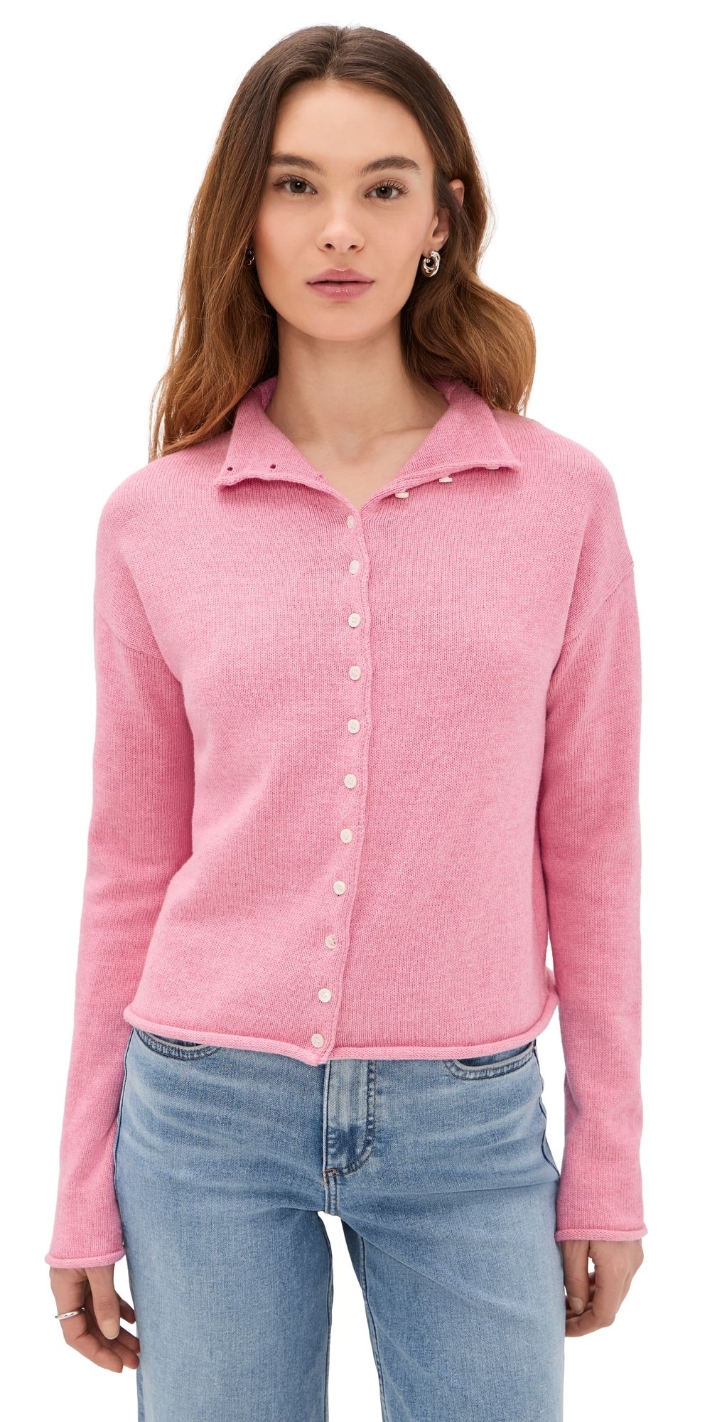 Alex Mill Taylor Cardigan Pink Lady M