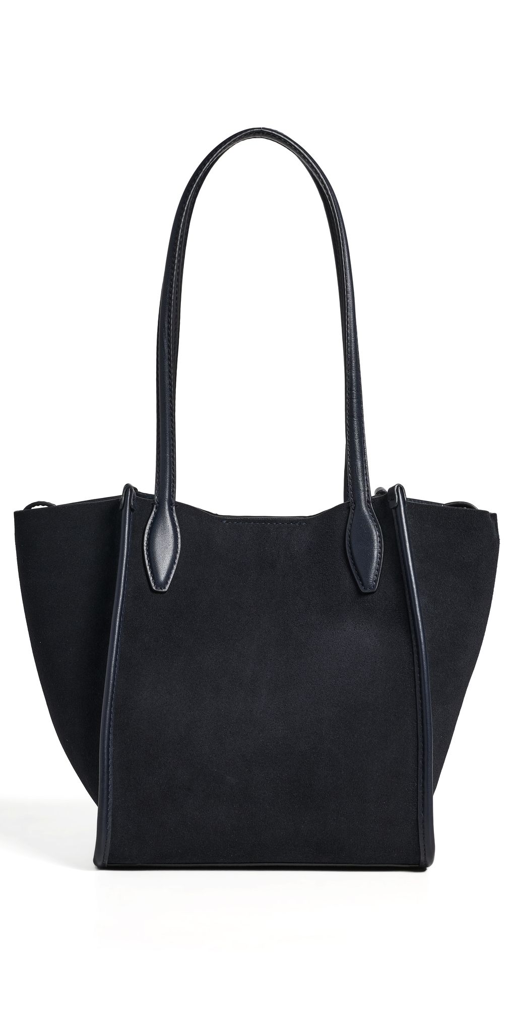 Madewell The Lexington Small Tote In Suede Juniper Berry One Size