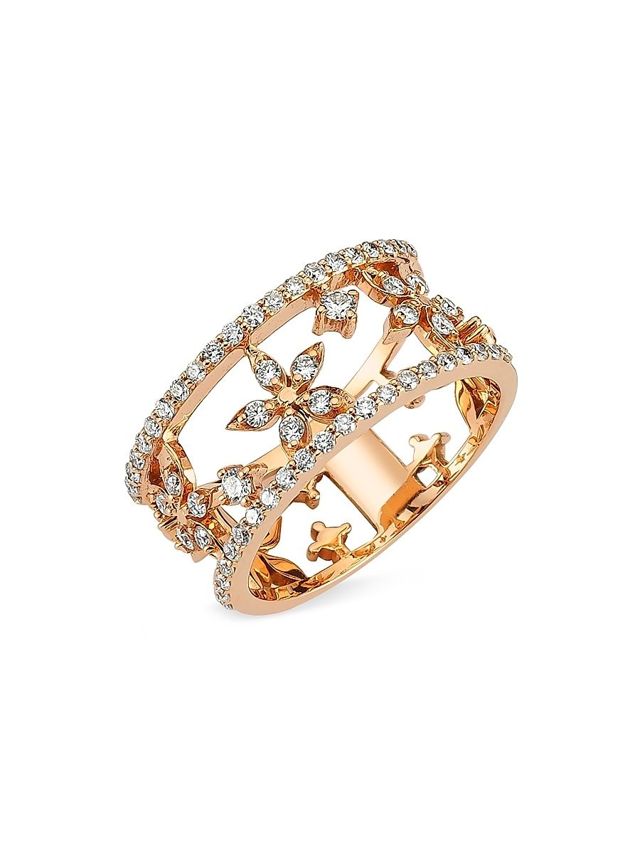 Women's Apple Seed 14K Rose Gold & 0.57 TCW Diamond Ring - Rose Gold - Size 7