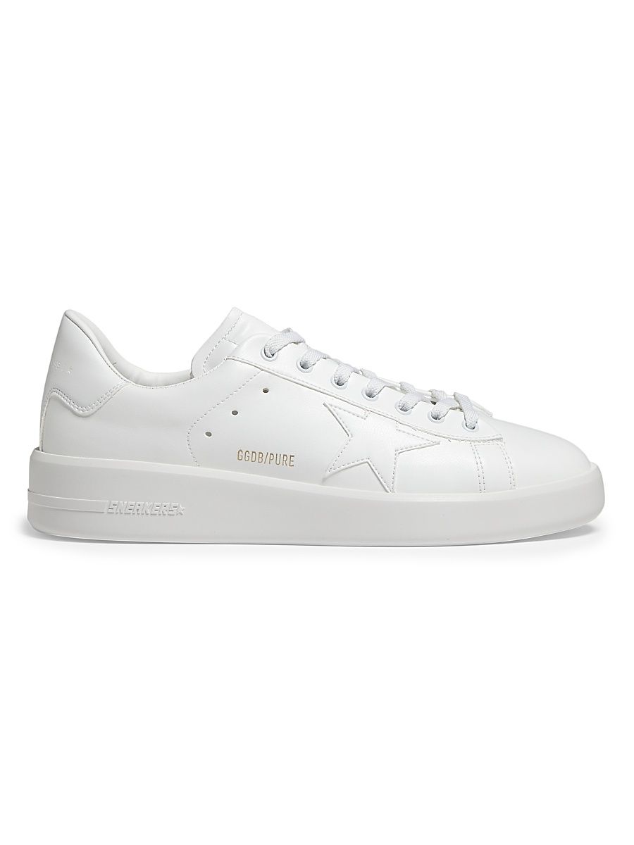 Men's Pure Star Low-Top Sneakers - Optic White - Size 12