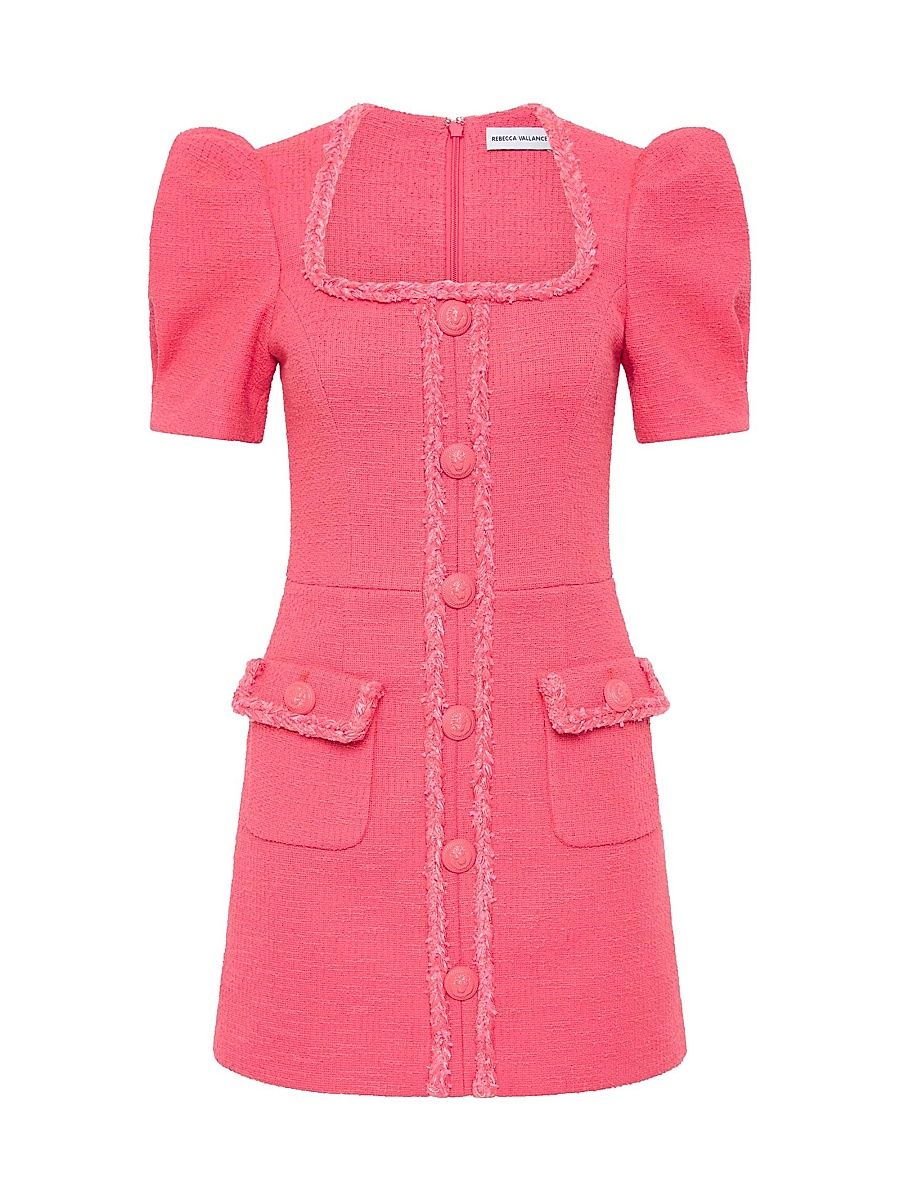 Women's Montana Tweed Minidress - Rose - Size 10