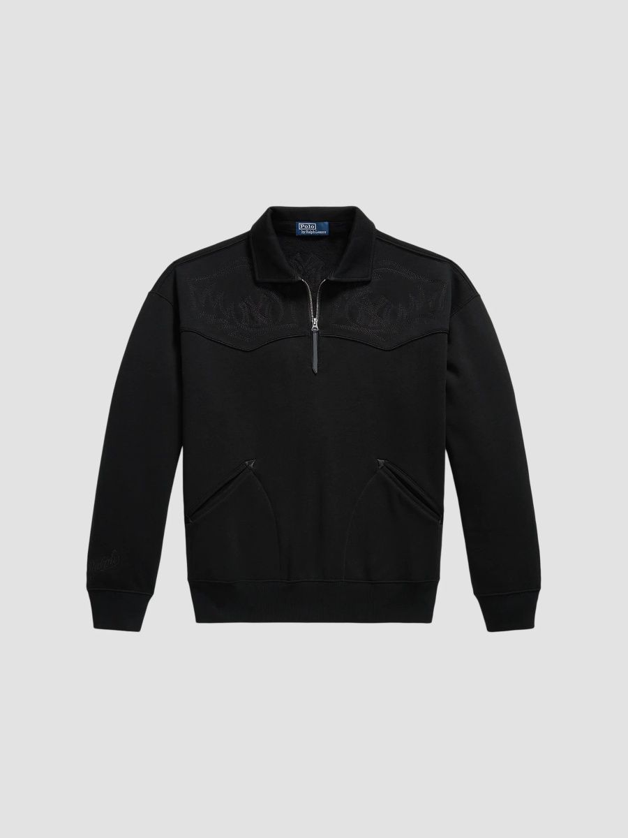 Polo Ralph Lauren Men's Drop Shoulder Cotton-Blend Sweatshirt - Polo Black - Size XXL