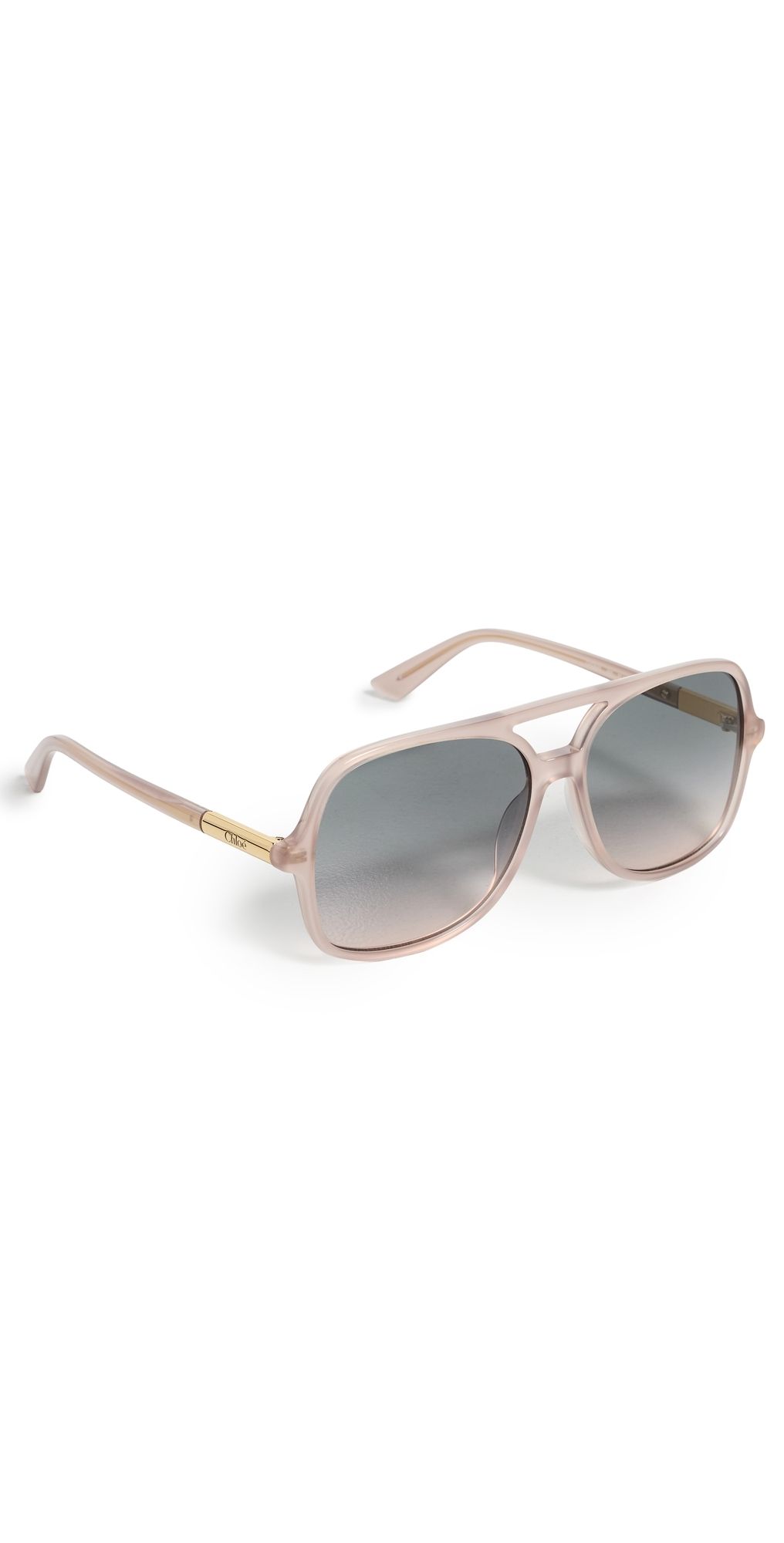 Chloé Judy Sunglasses BEIGE-BEIGE-GREY One Size