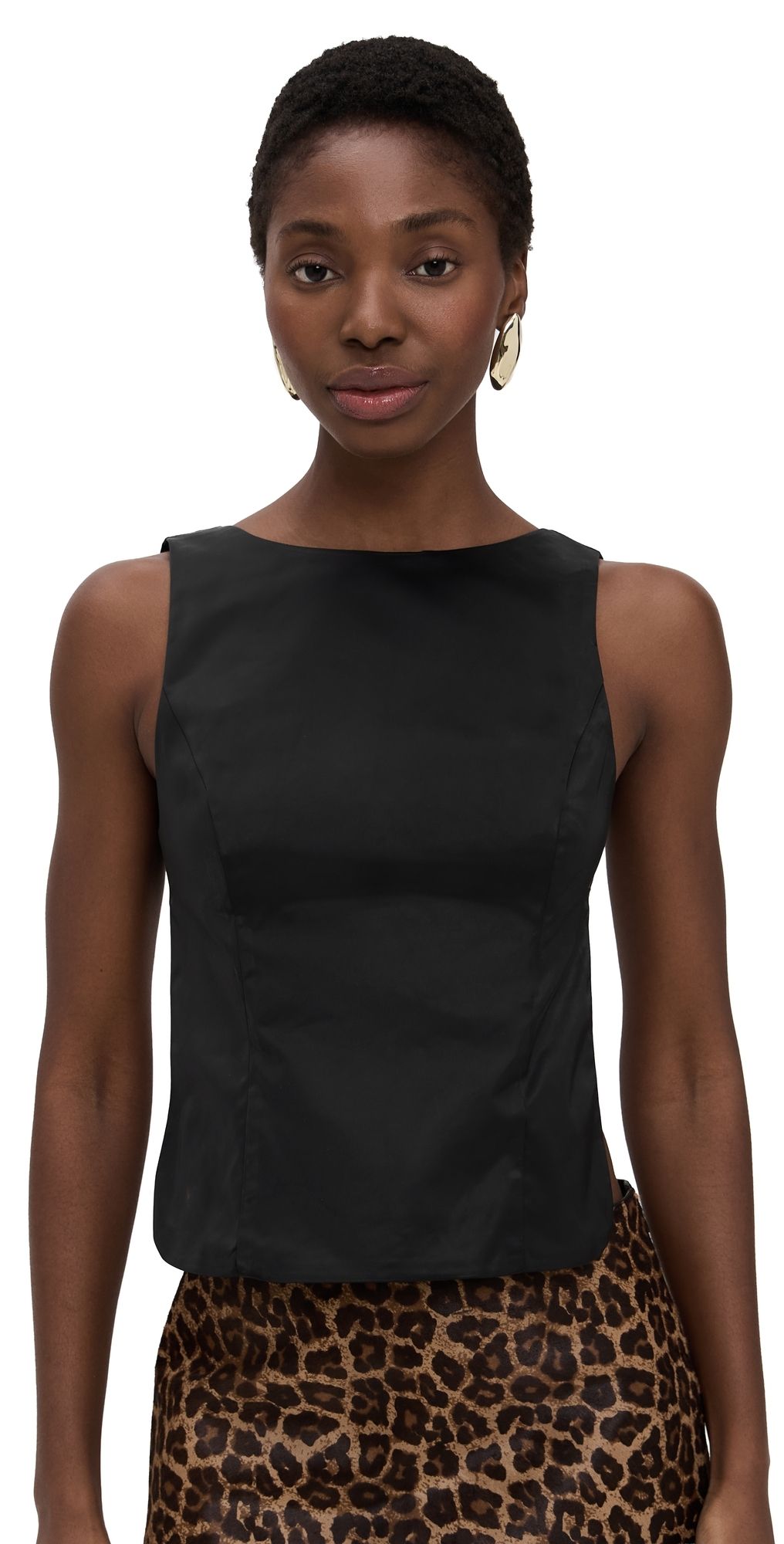 Lioness Rider Backless Top Onyx M