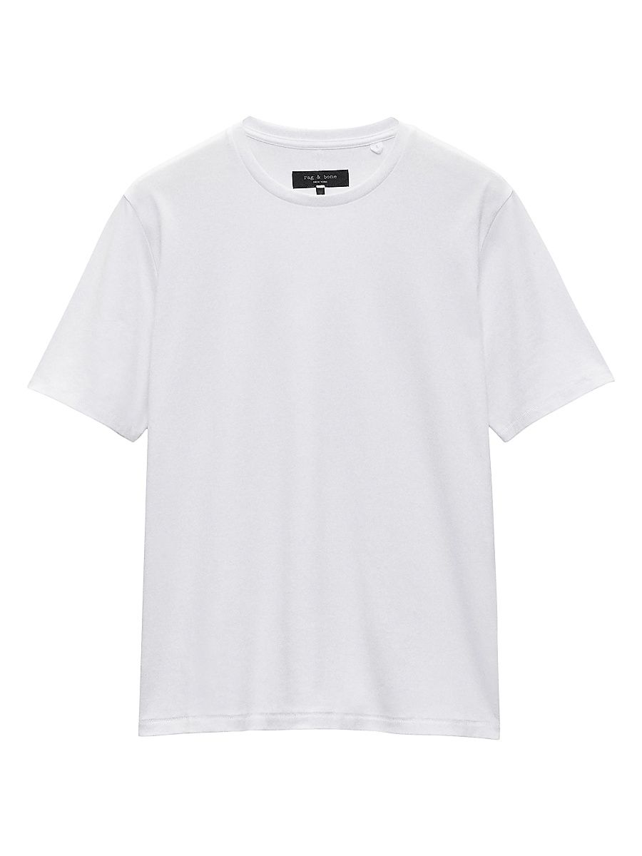 Men's Cotton Crewneck T-Shirt - White - Size Large