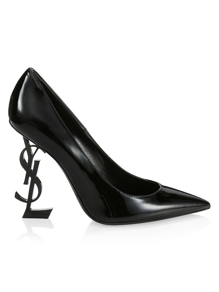 Women's Opyum Point-Toe Patent Leather Pumps - Black - Size 6