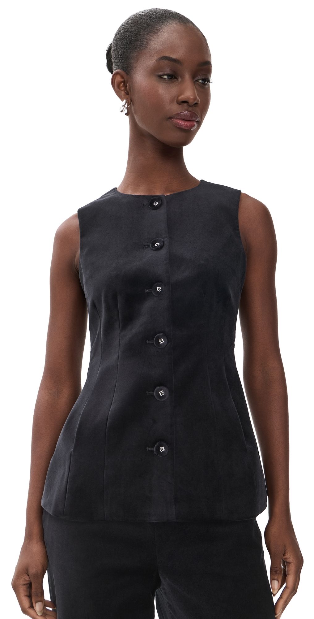 SALONI Alia Waistcoat Black 0