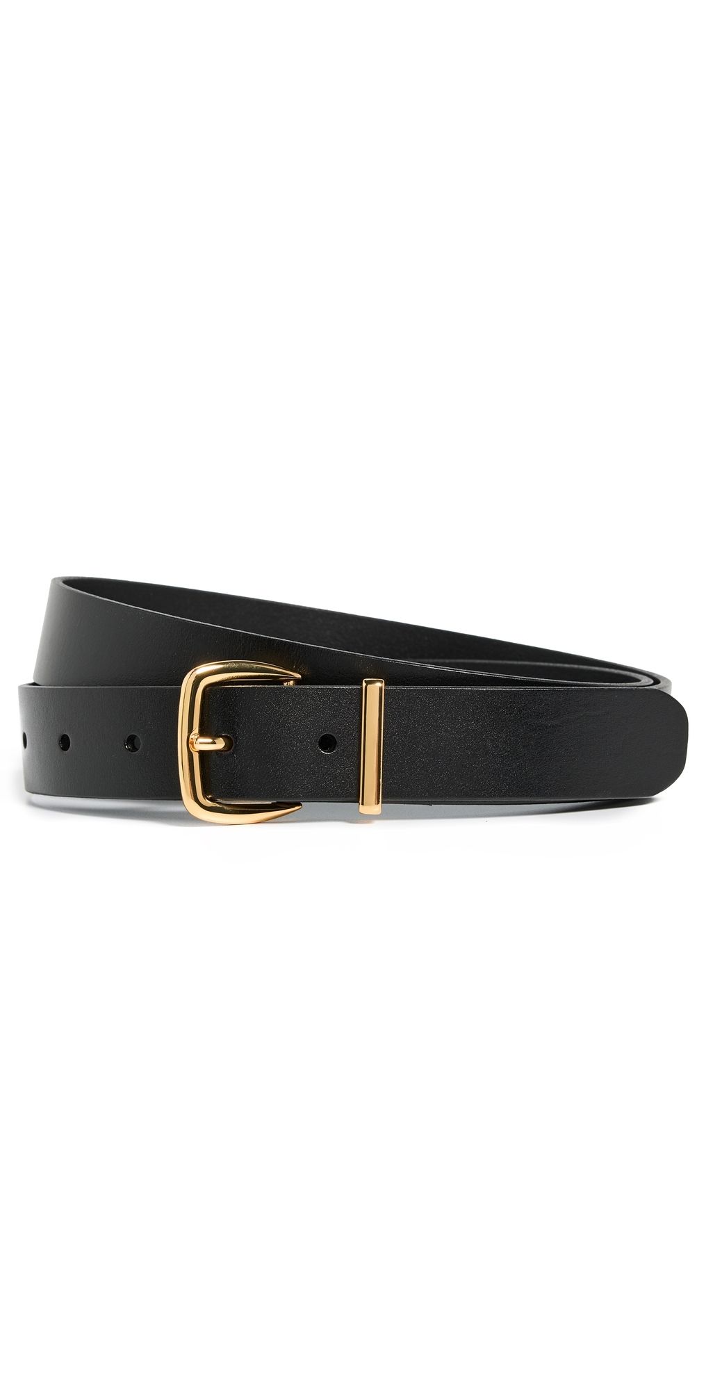 Madewell The Essential Leather Belt True Black XS