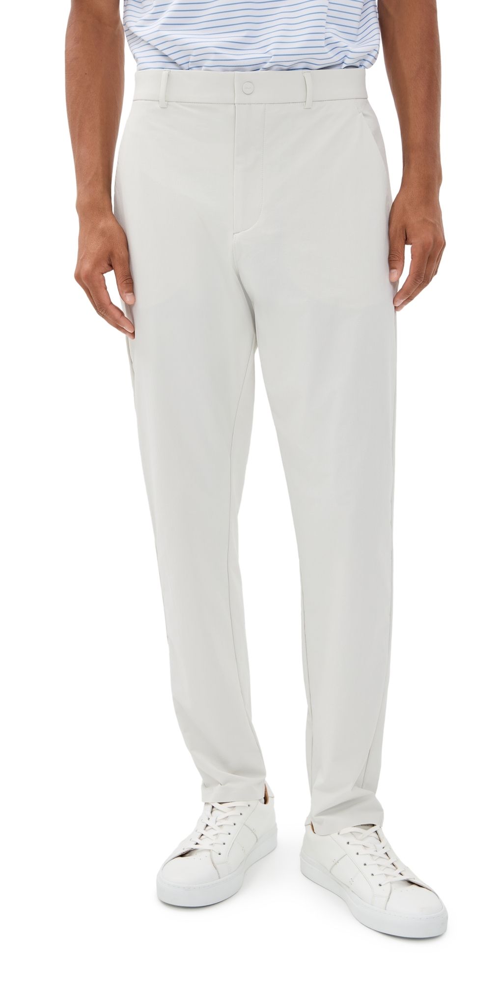 RLX Ralph Lauren On Course Matte Stretch Nylon Pants 32 Stone Pebble 36