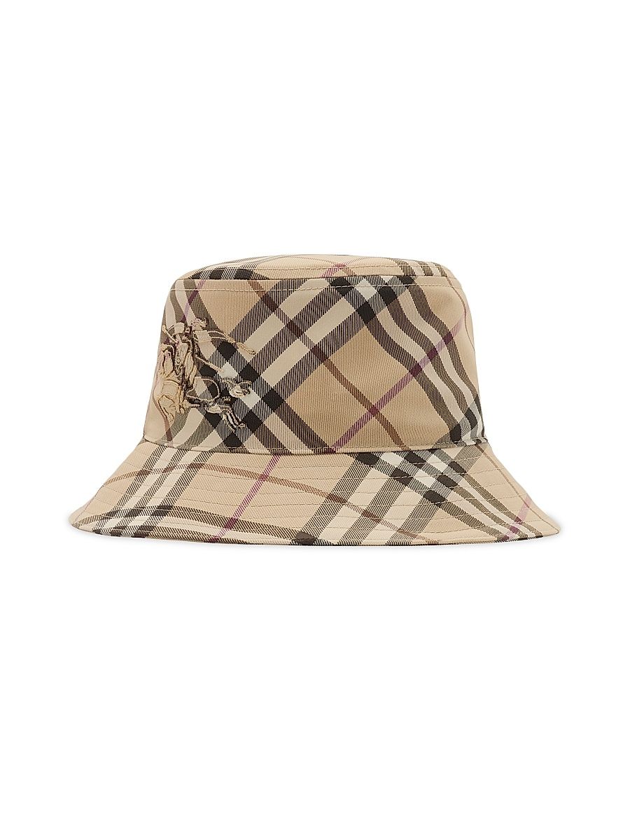 Women's Check Bucket Hat - Alabaster Ip Check - Size Large