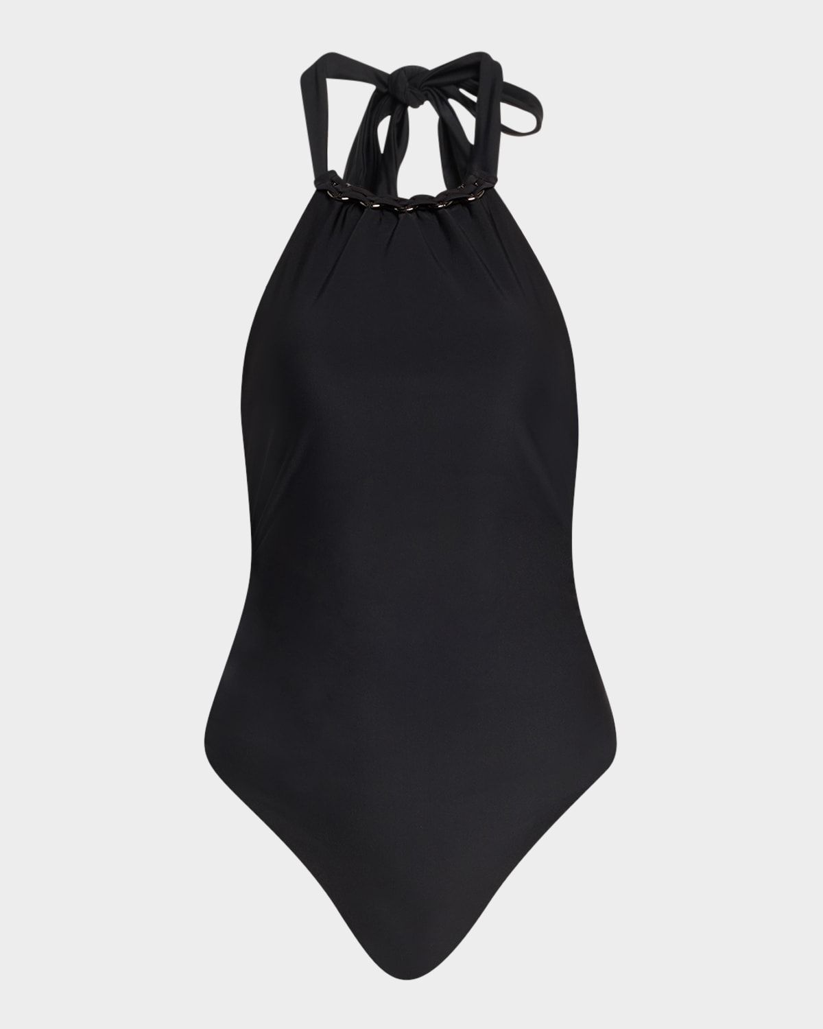 Jasmyne Ring Halter One-Piece Swimsuit