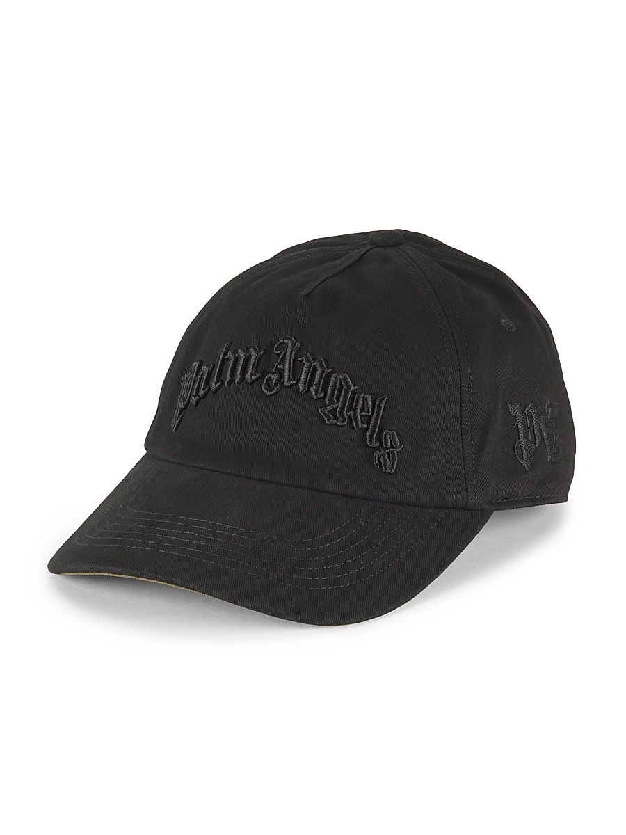 Men's Curved Logo Cap - Black