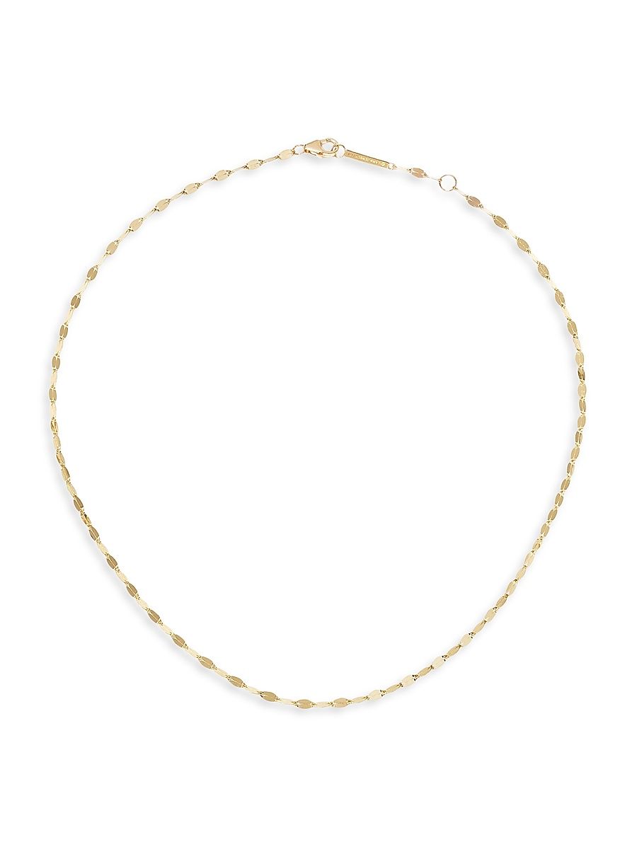 Women's Mega Gloss Blake 14K Yellow Gold Choker Necklace - Gold