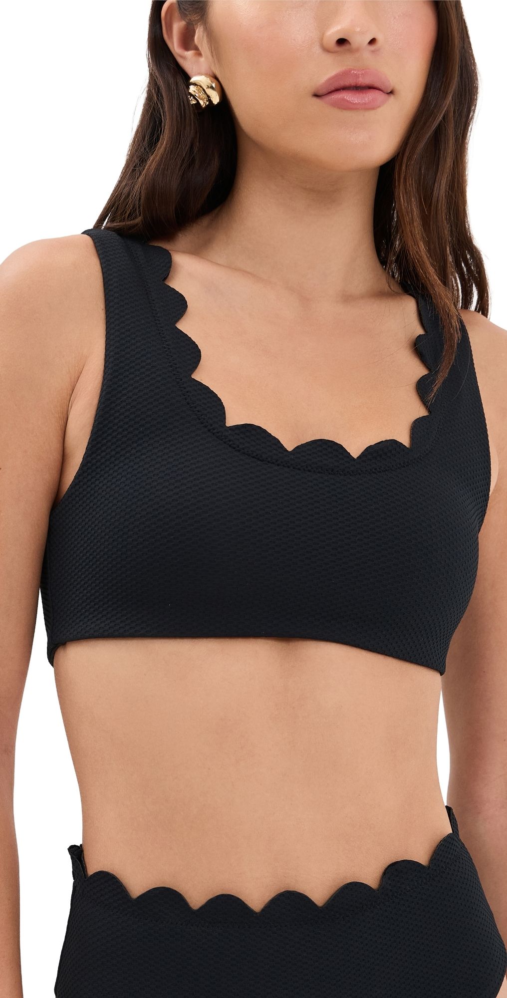 Beach Riot Madison Bikini Top Black M