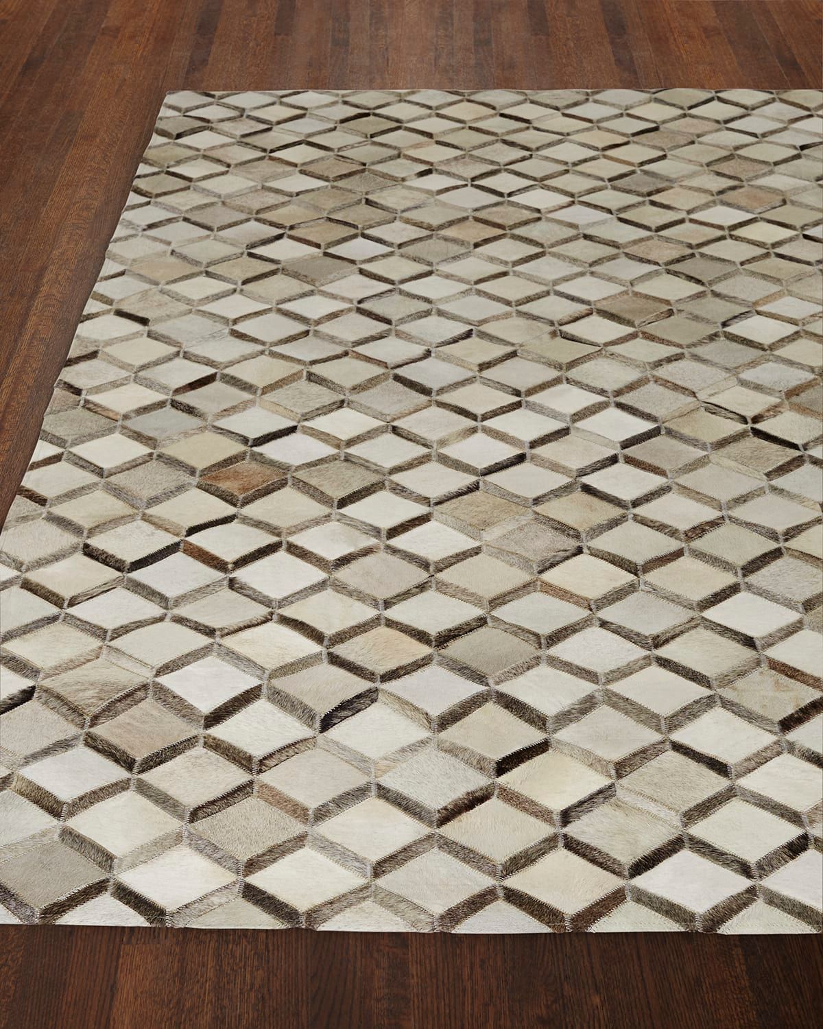 Ziggy Hairhide Rug, 5 & apos; x 8 & apos;