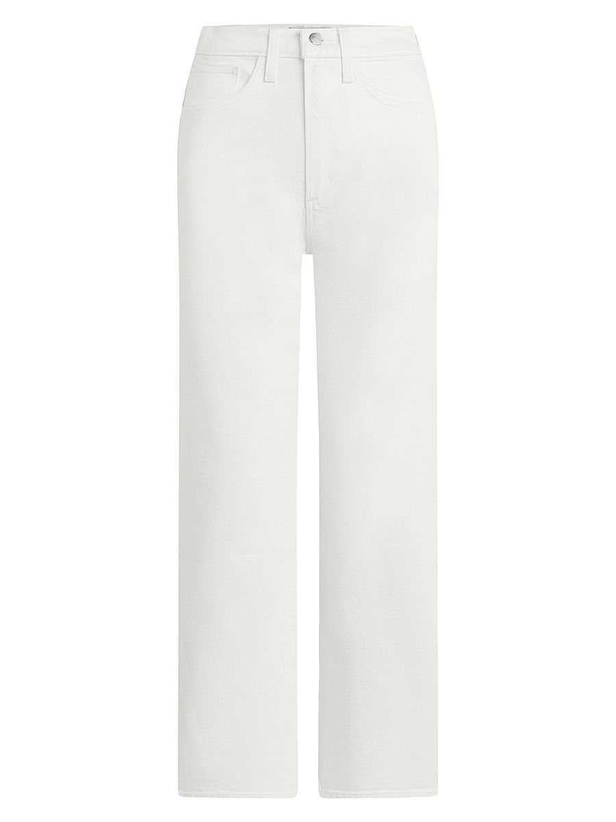 Women's The Margot Crop Straight-Leg Jeans - White - Size 31
