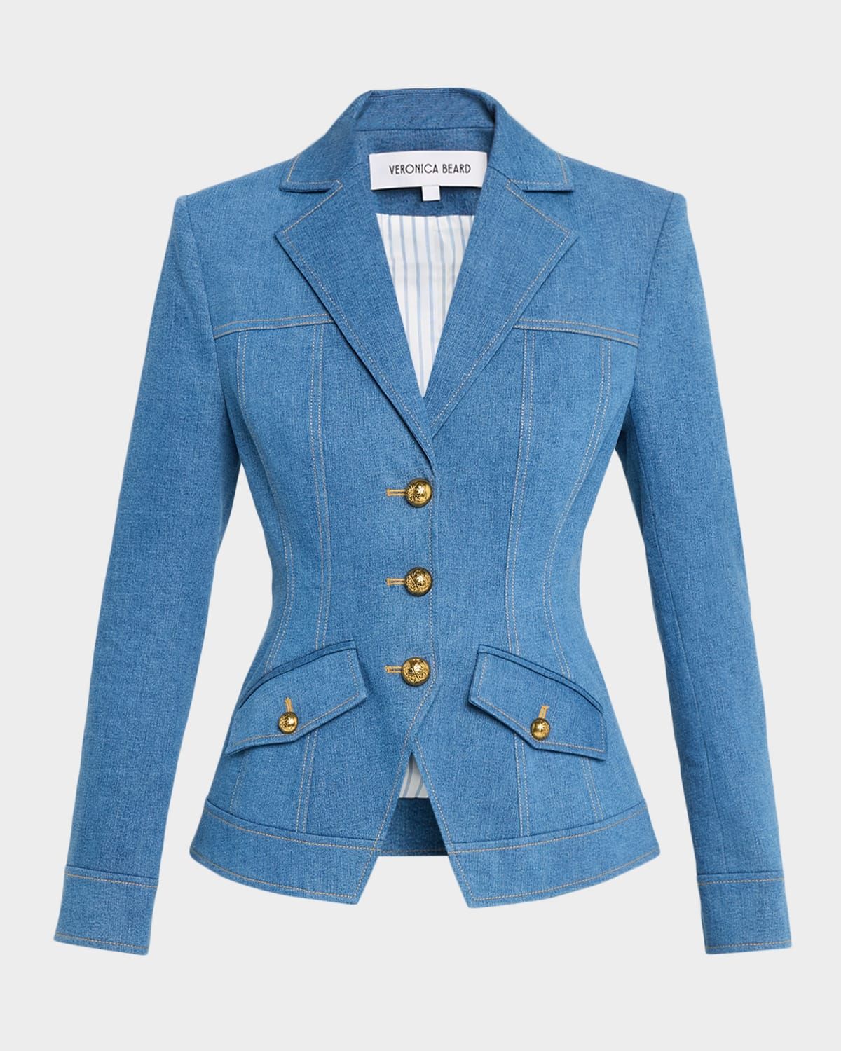 Randy Single-Breasted Stretch Cotton Jacket