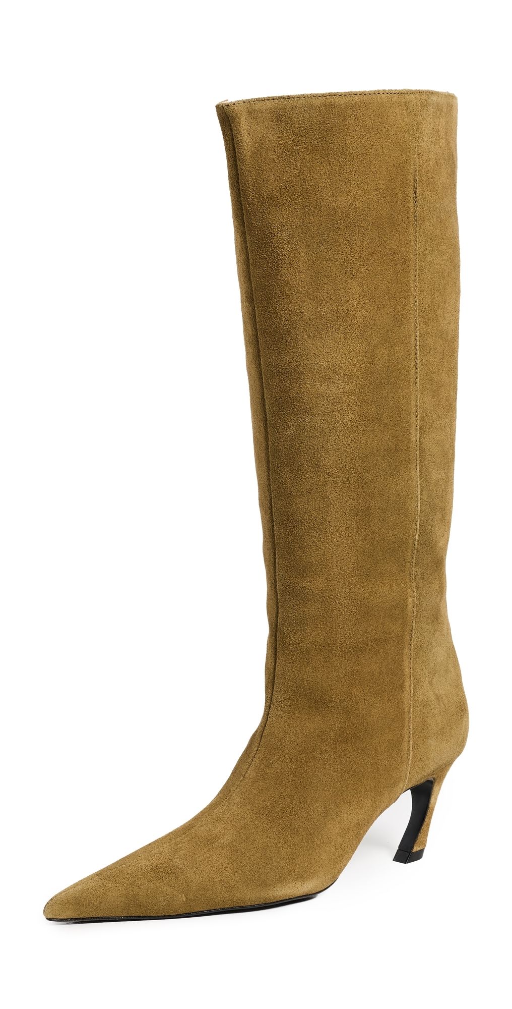 Schutz Lexi Mid Boots Dried Olive 5.5