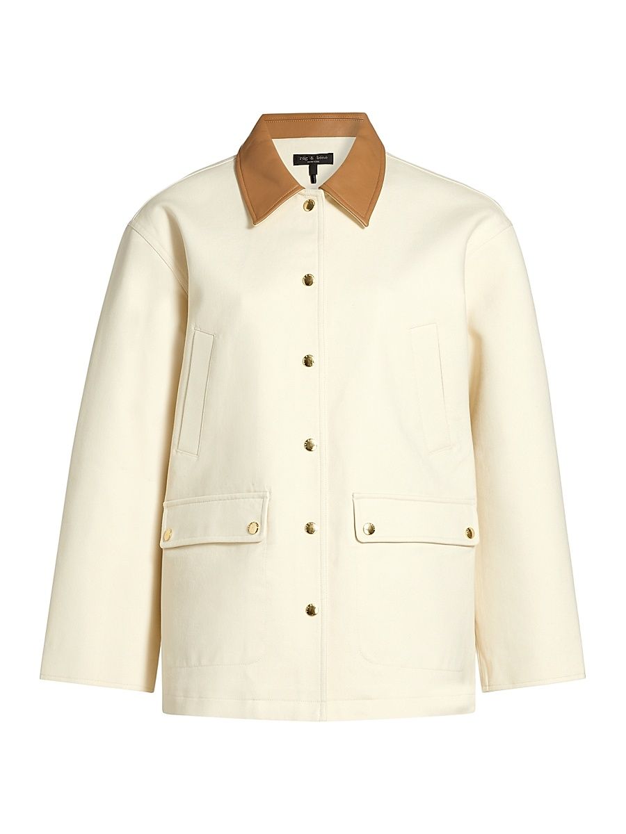 Women's Cassidy Twill Jacket - Ivory - Size Small