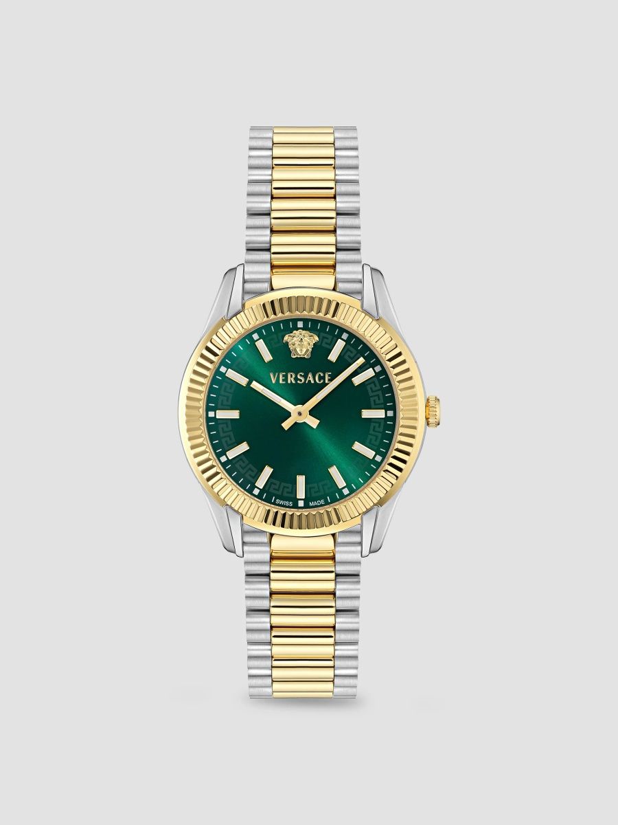 Versace Women's Apodis Two-Tone Stainless Steel Bracelet Watch/34MM - Yellow Gold