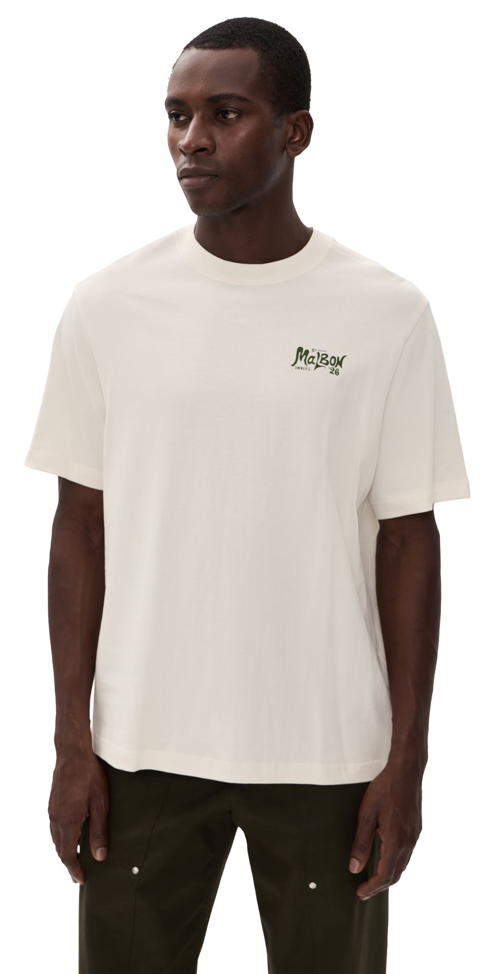Malbon Bermuda Owner's Club Tee Ivory XL