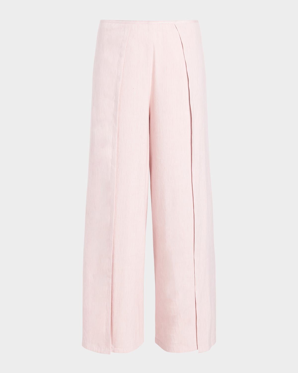 Calla Slub Linen Wrap Pants