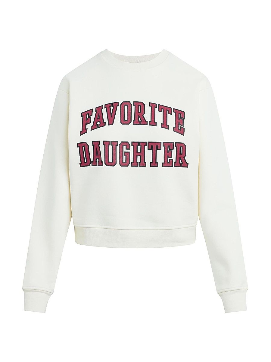 Women's The Collegiate Classic Logo Sweatshirt - Gardenia Raspberry - Size XL
