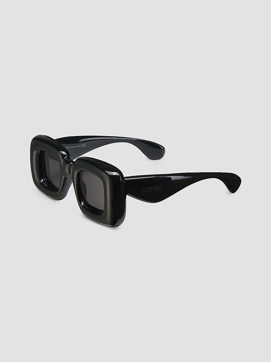 LOEWE Women's 41MM Square Sunglasses - Shiny Black