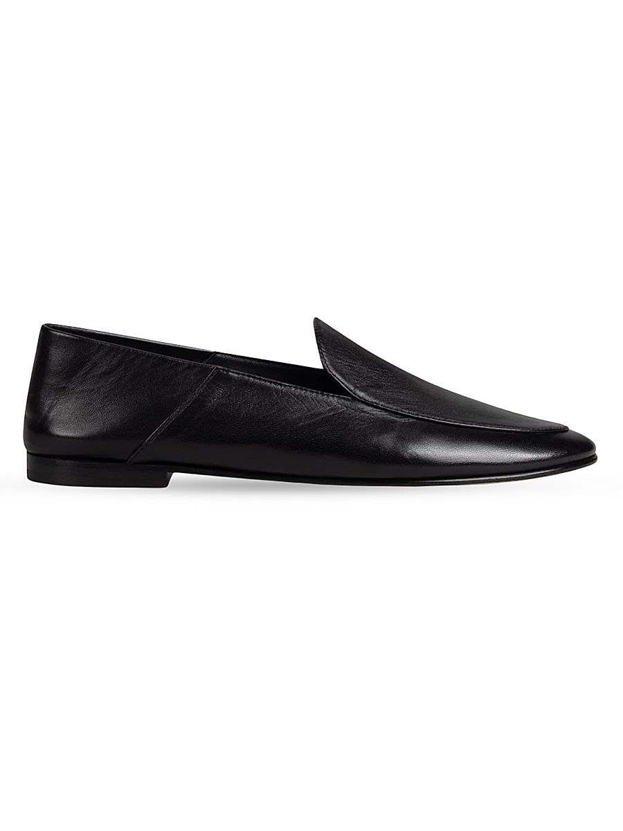 Women's Gio Leather Loafers - Black - Size 12