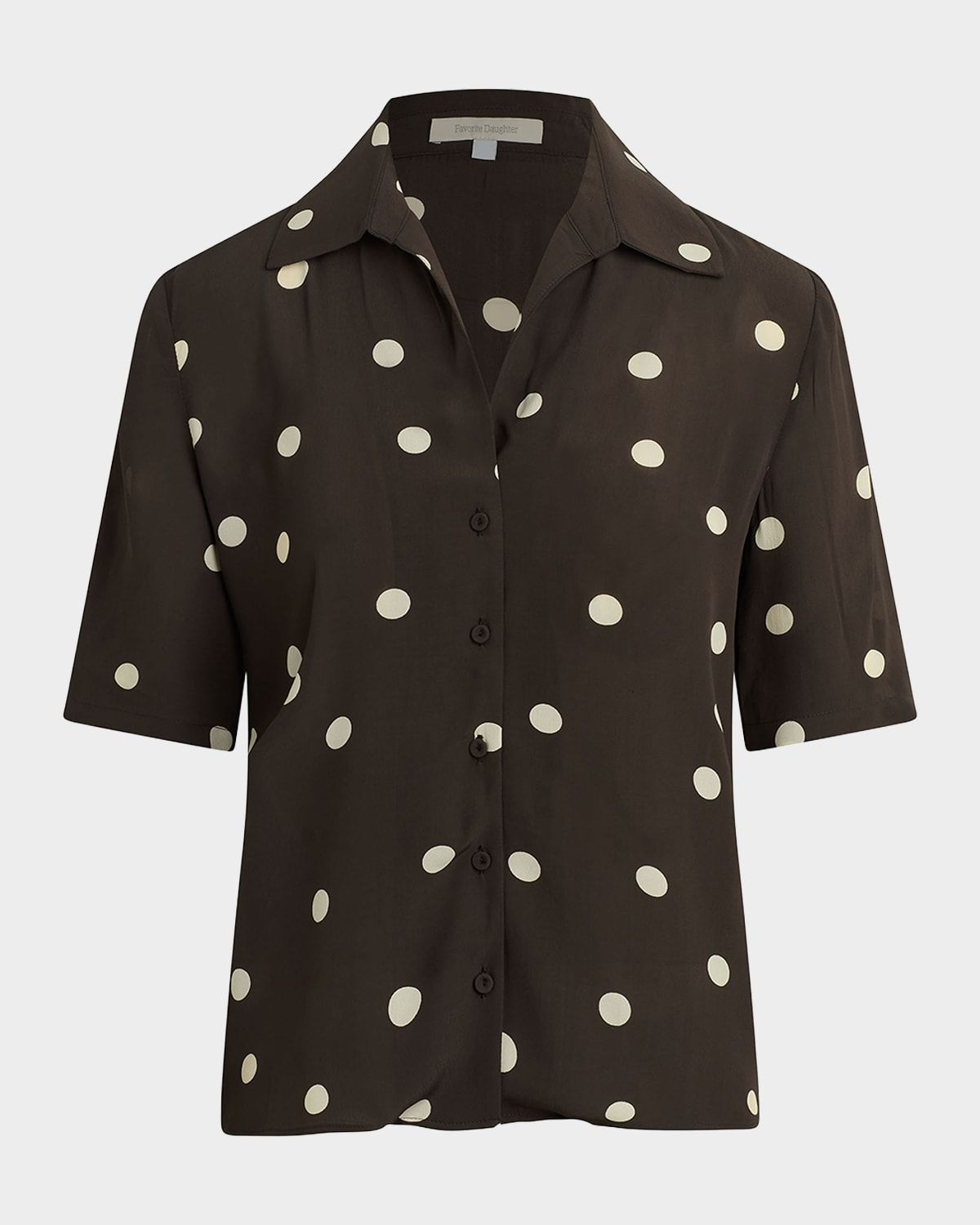 The Sunny Polka-Dot Shirt