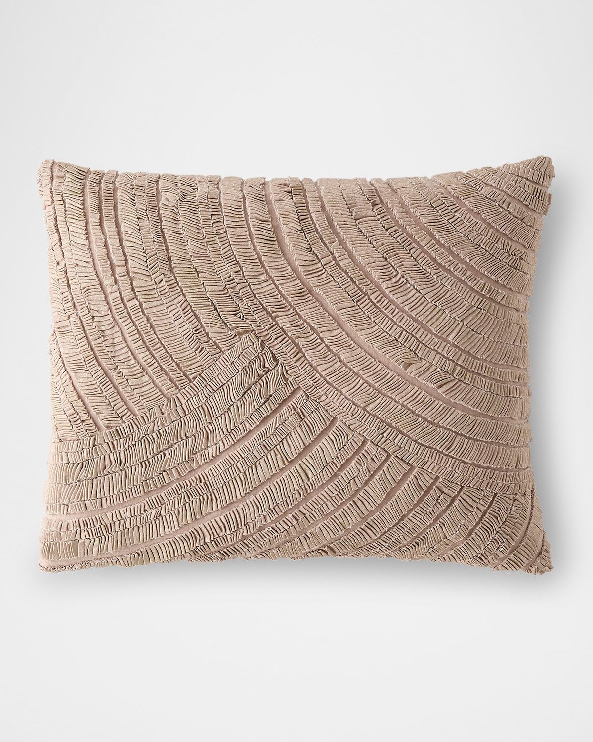 Foil Printed and Textured Decorative Pillow, 16" x 20"