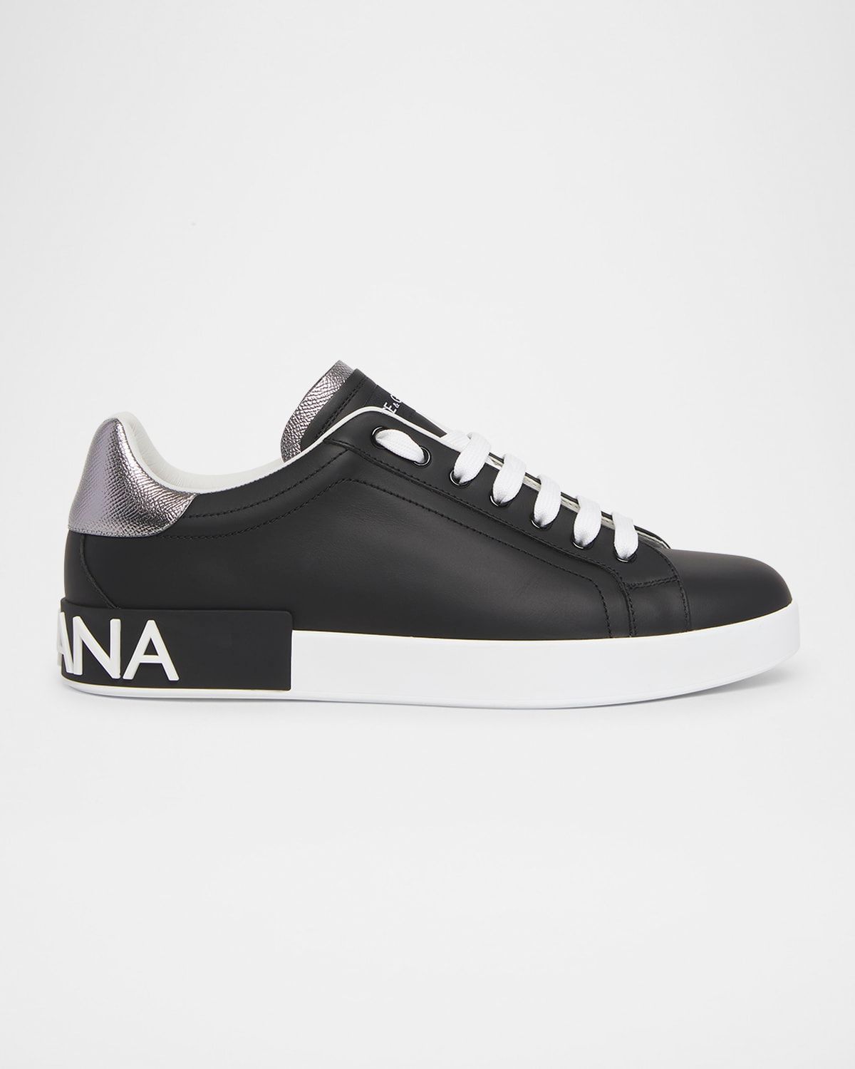 Men & apos;s Calfskin Portofino Low-Top Sneakers