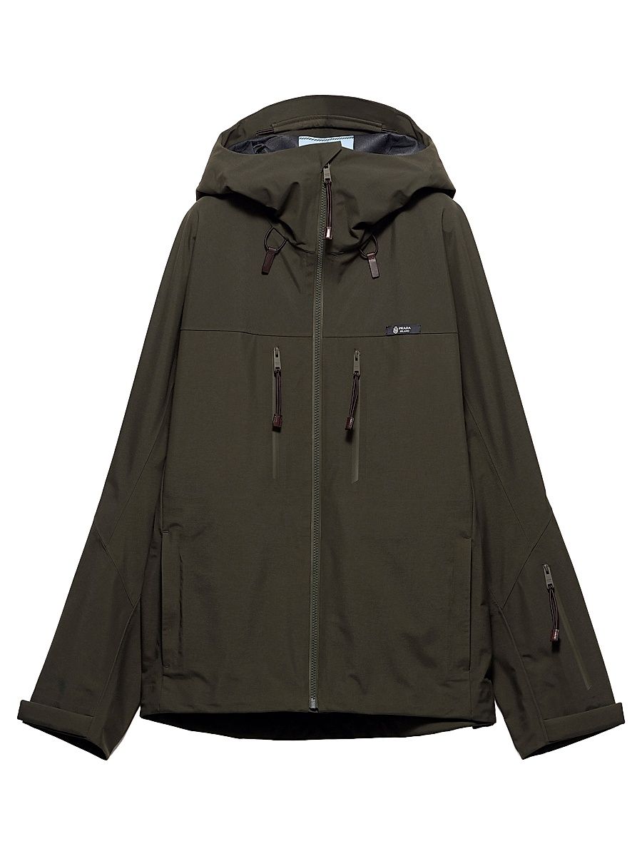 Women's Technical Fabric Jacket - Green - Size 6