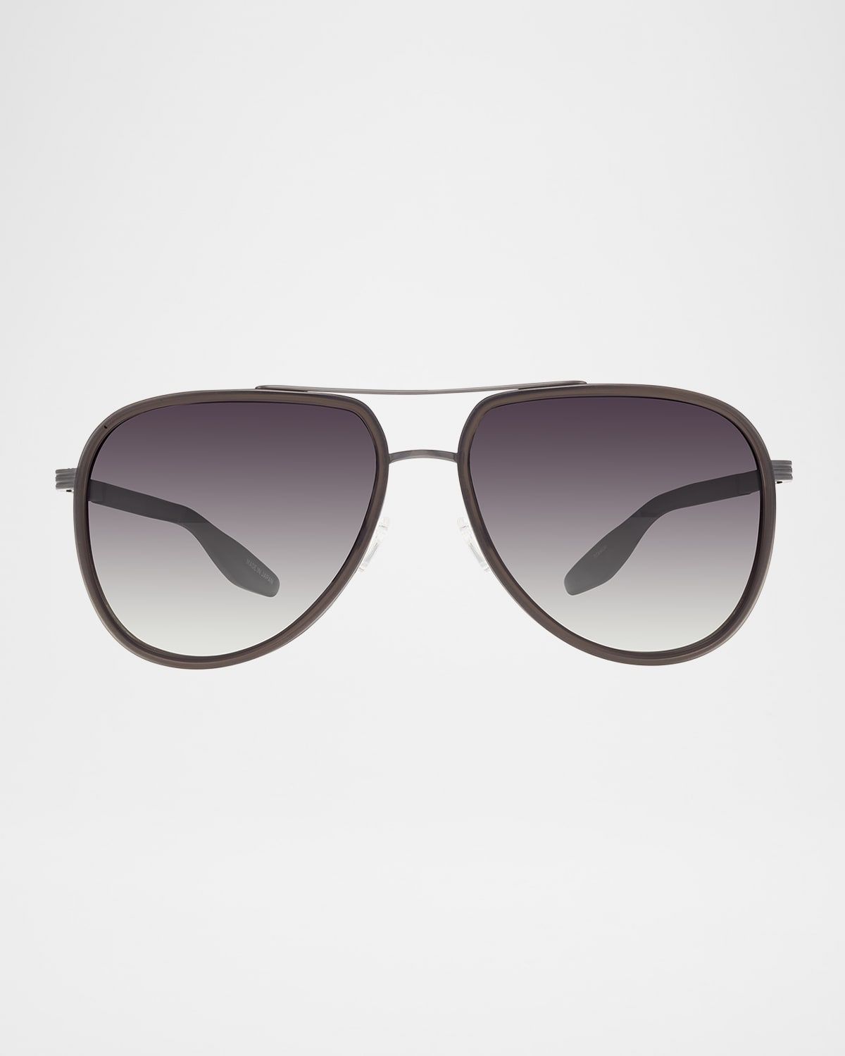 Men & apos;s Cani Acetate and Titanium Aviator Sunglasses