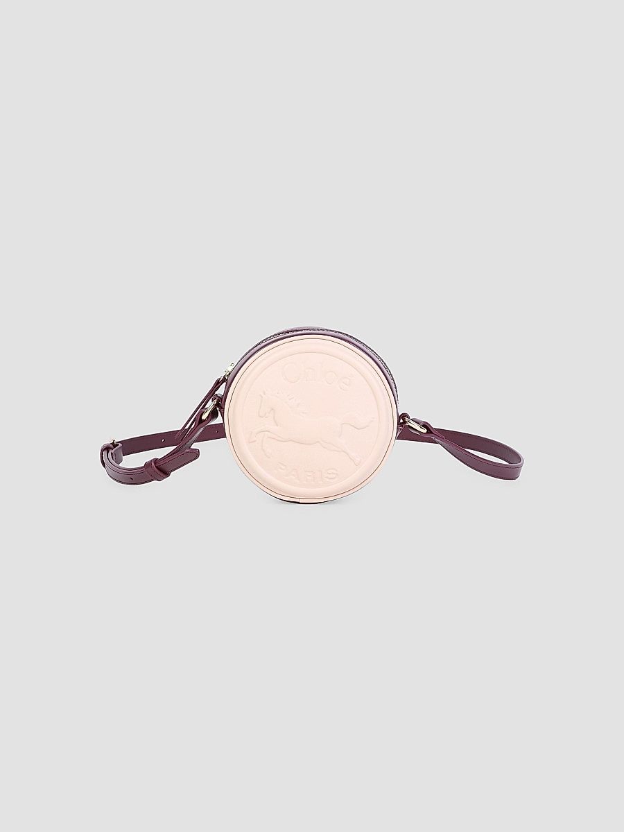 Girl's Girl's Leather Crossbody Bag - Toasted Almond