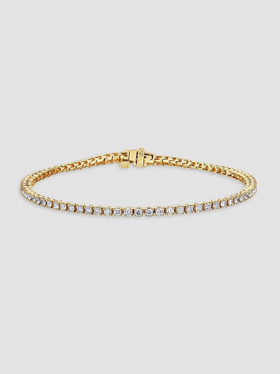 Women's 18K Yellow Gold & 2.11 TCW Diamond Tennis Bracelet - Yellow Gold