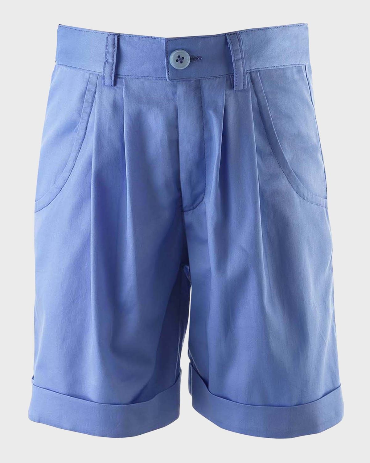 Boy & apos;s Tailored Turn-Up Shorts, Size 2-10