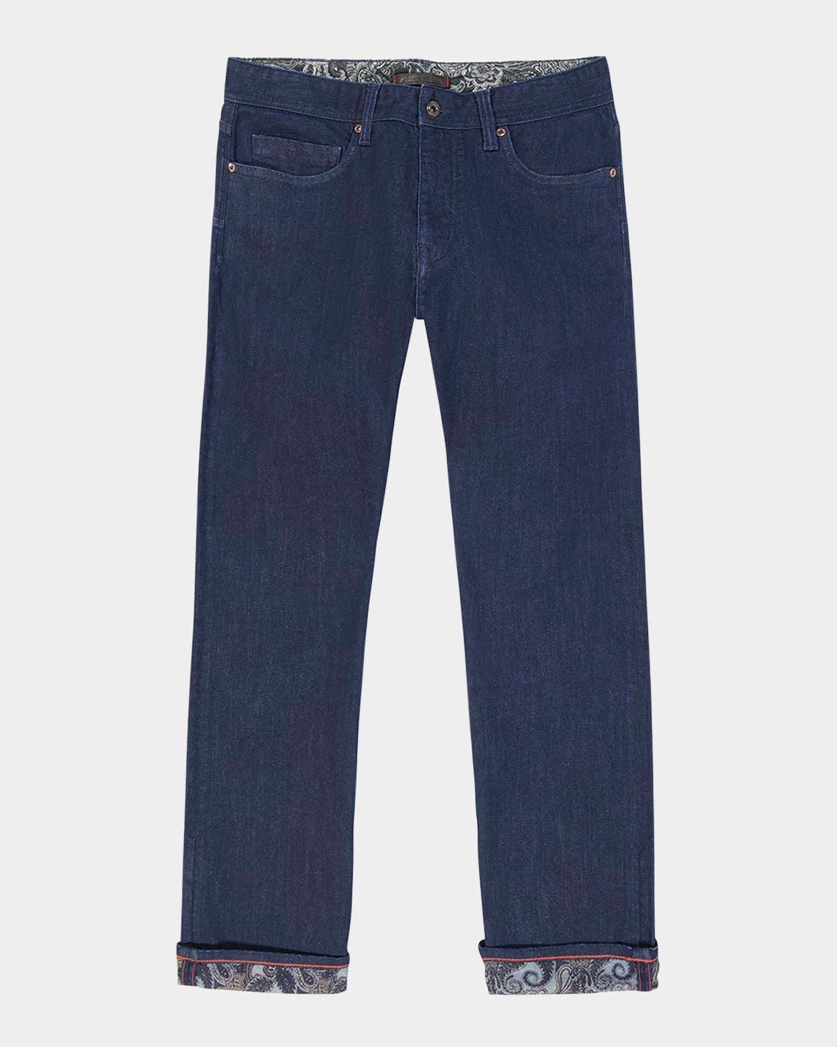 Men & apos;s Gottsman Denim Straight Fit Five-Pocket Pants
