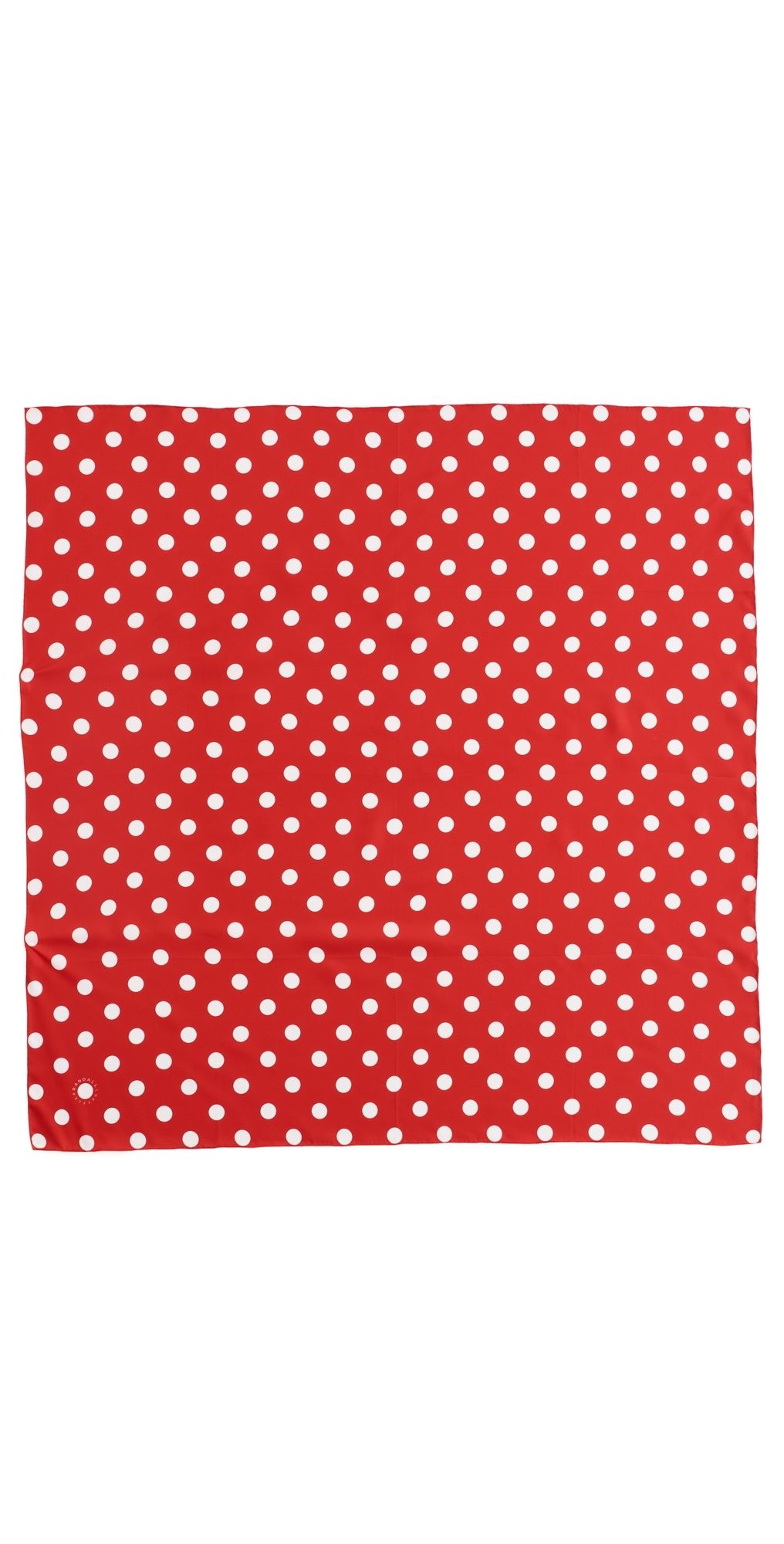 Loeffler Randall Beverly Scarf Red/White Polka Dot One Size