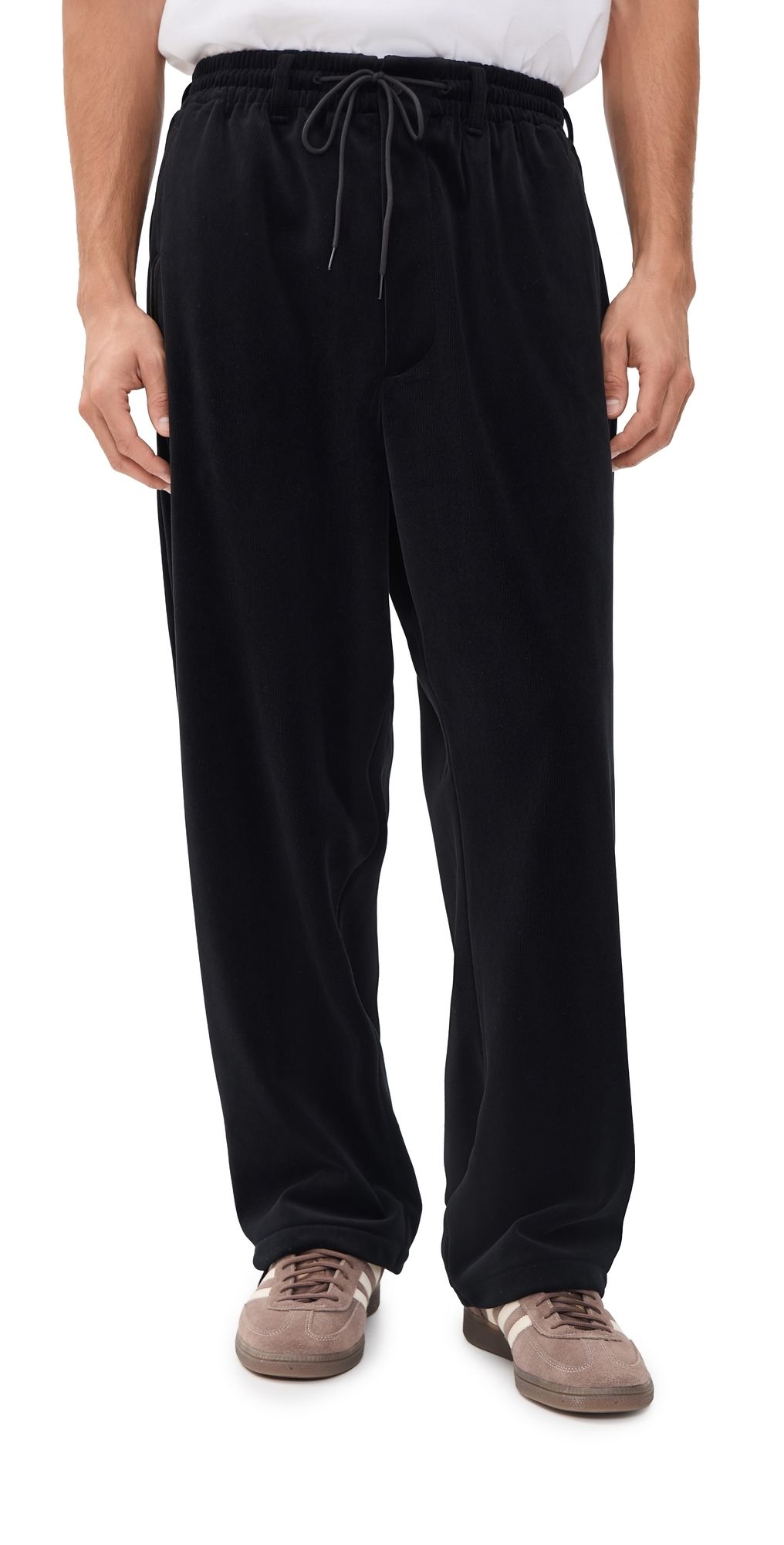 Y-3 Tapered Velvet Corduroy Pants Black M