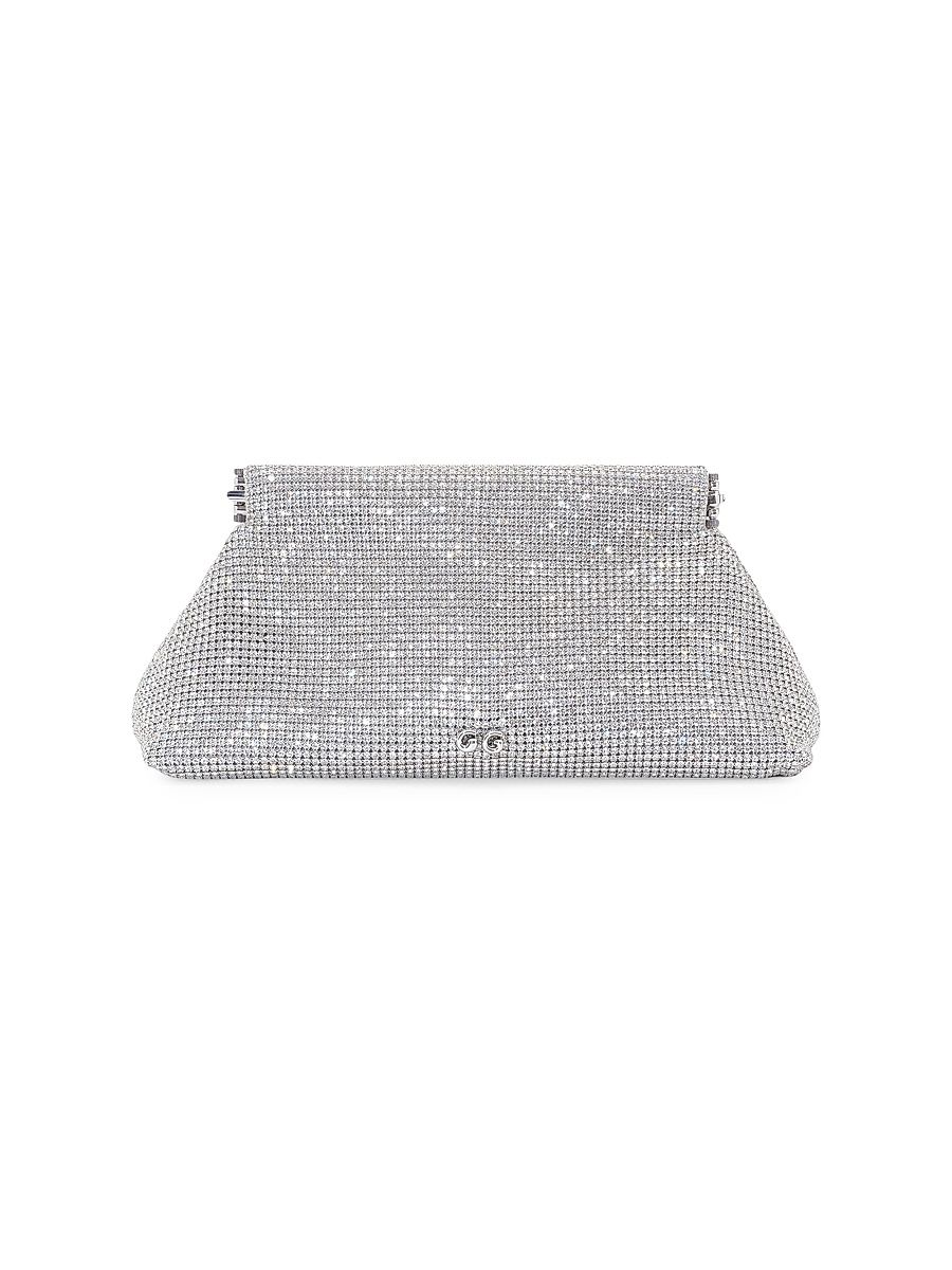 Women's Mini Lillia Rhinestone Clutch - Clear
