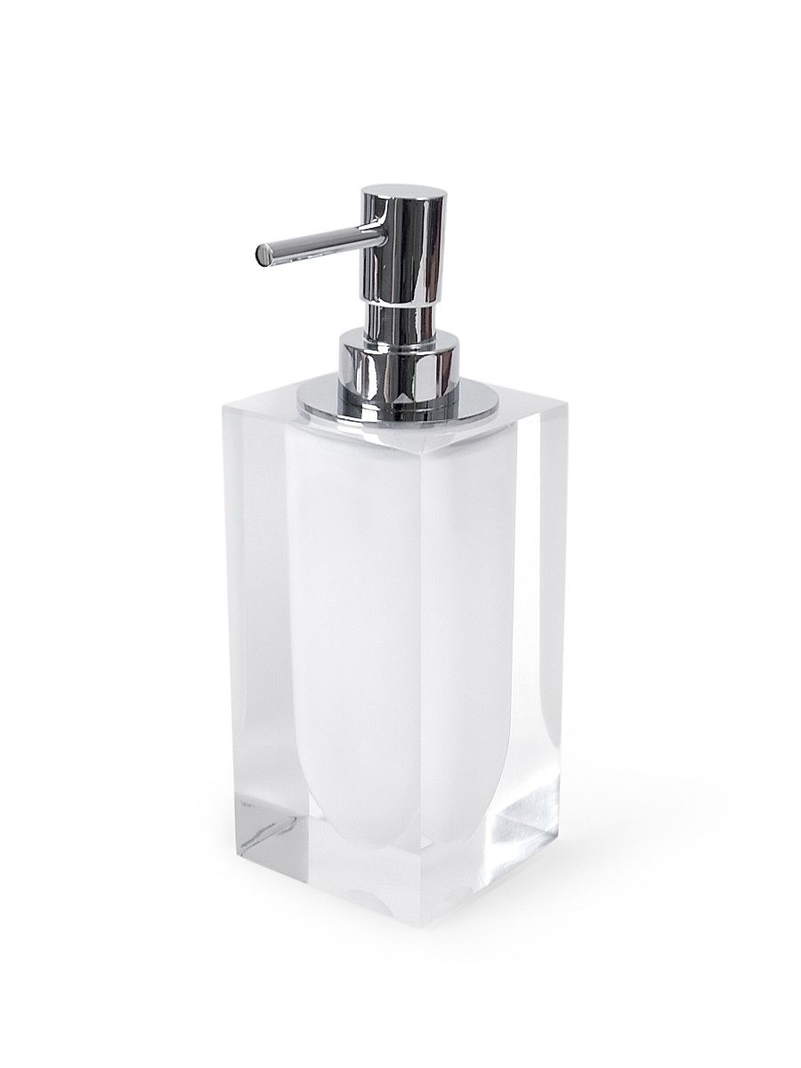 Hollywood Soap Dispenser - Clear - White