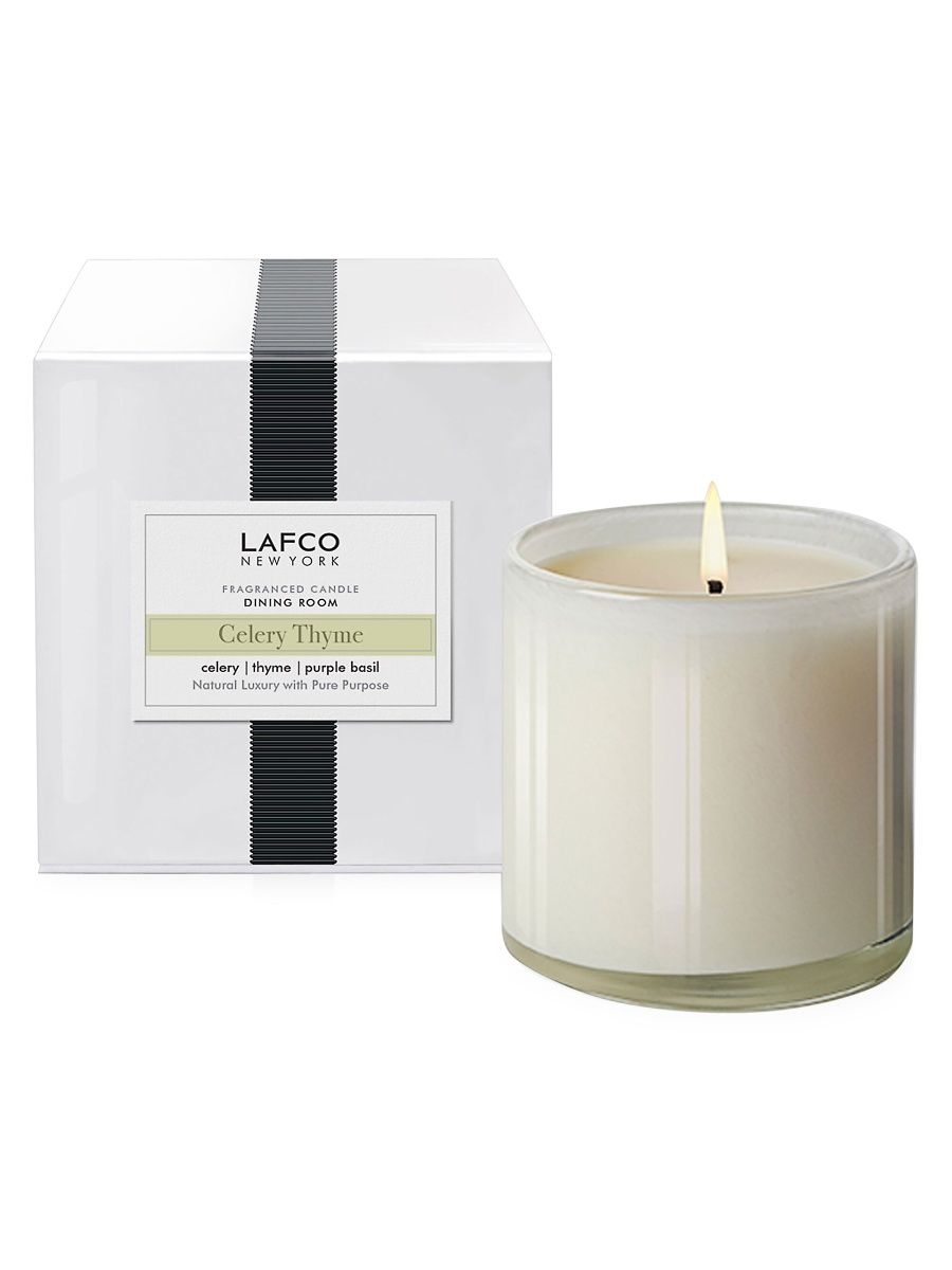 Celery, Thyme & Basil Glass Candle