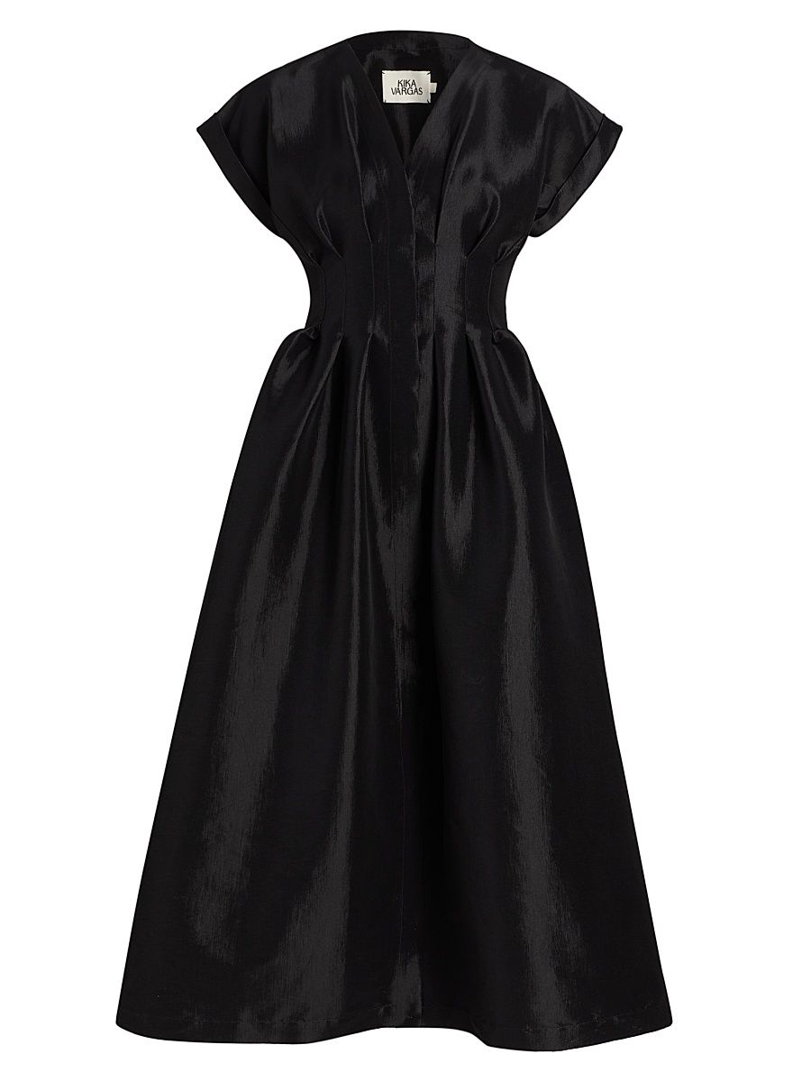 Women's Tsige Taffeta Cocktail Dress - Black - Size 4