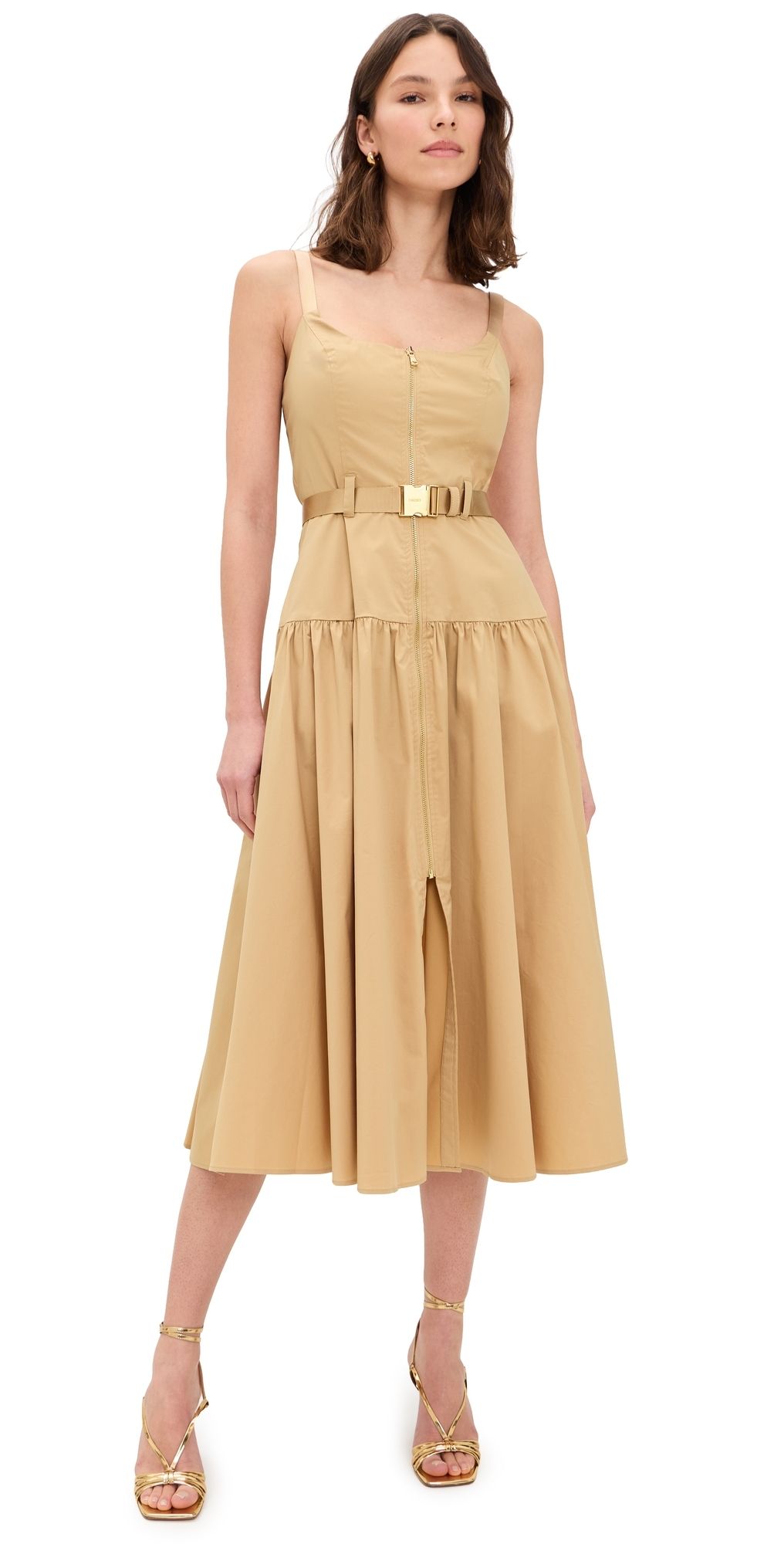 L'AGENCE Rima Dress Macadamia Brown 12