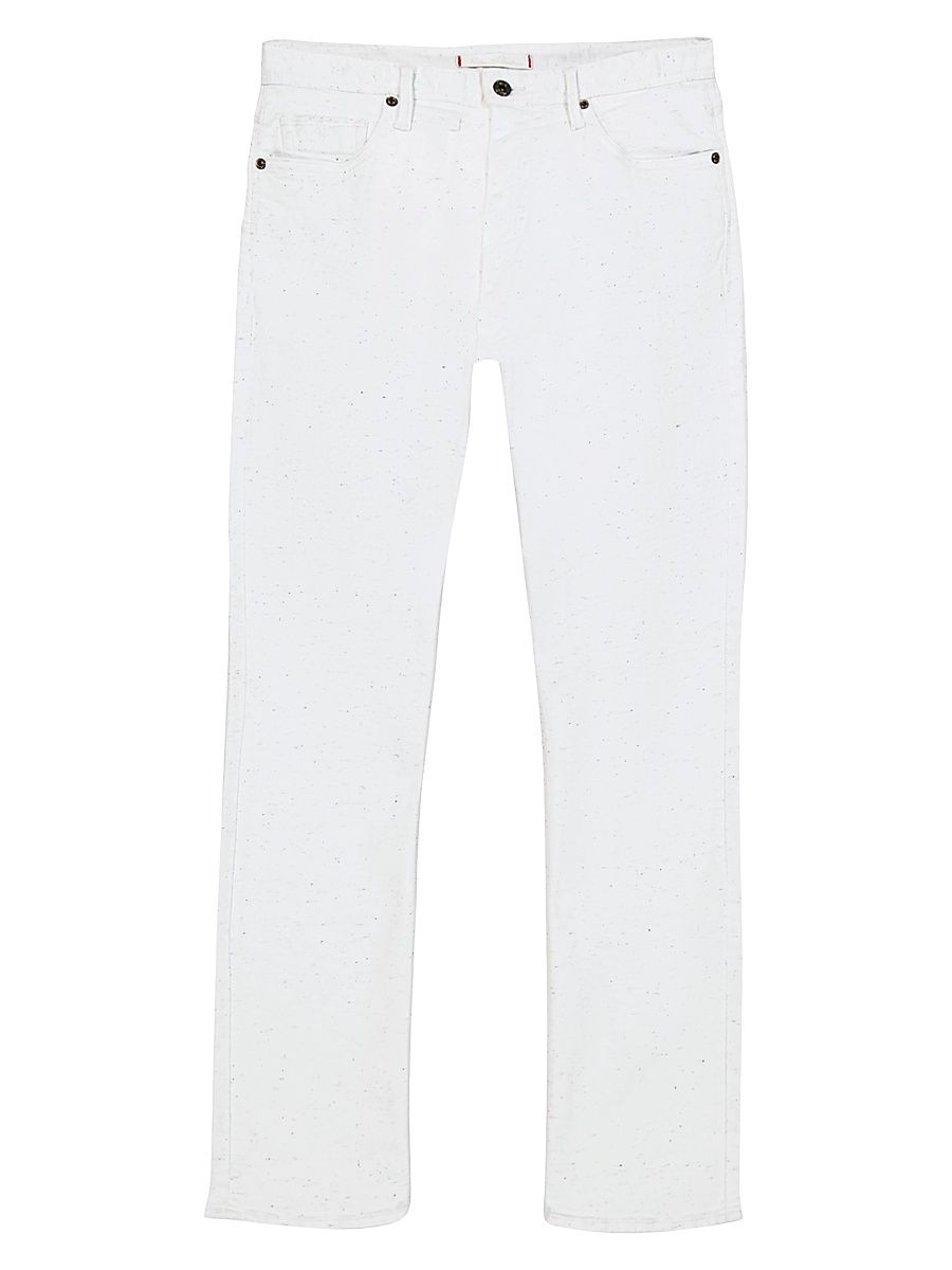 Men's Kilmer Stretch Straight-Leg Jeans - White - Size 40