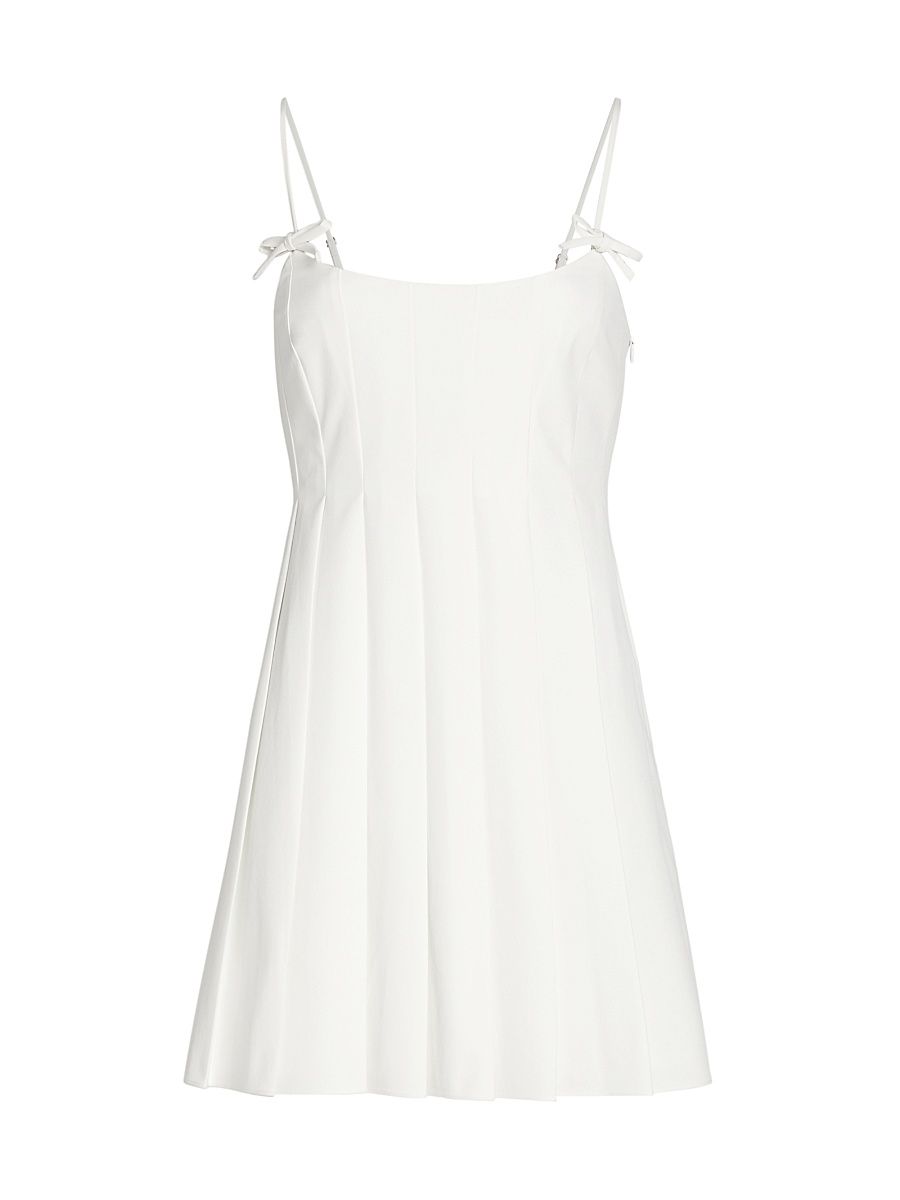 Women's Letty Pleated Minidress - White - Size 12