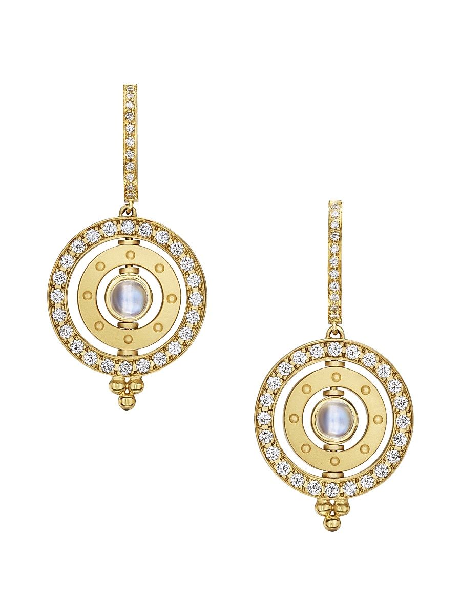 Women's Florence86 Orbit 18K Yellow Gold & 0.93 TCW Diamond Drop Earrings - Yellow Gold