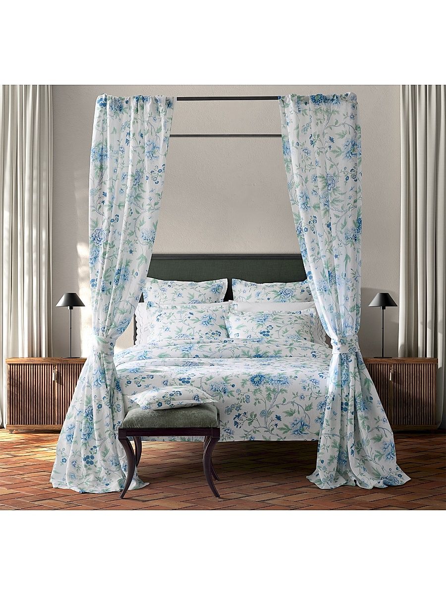 Simone Duvet Cover & Sham Collection - Sea - Size European