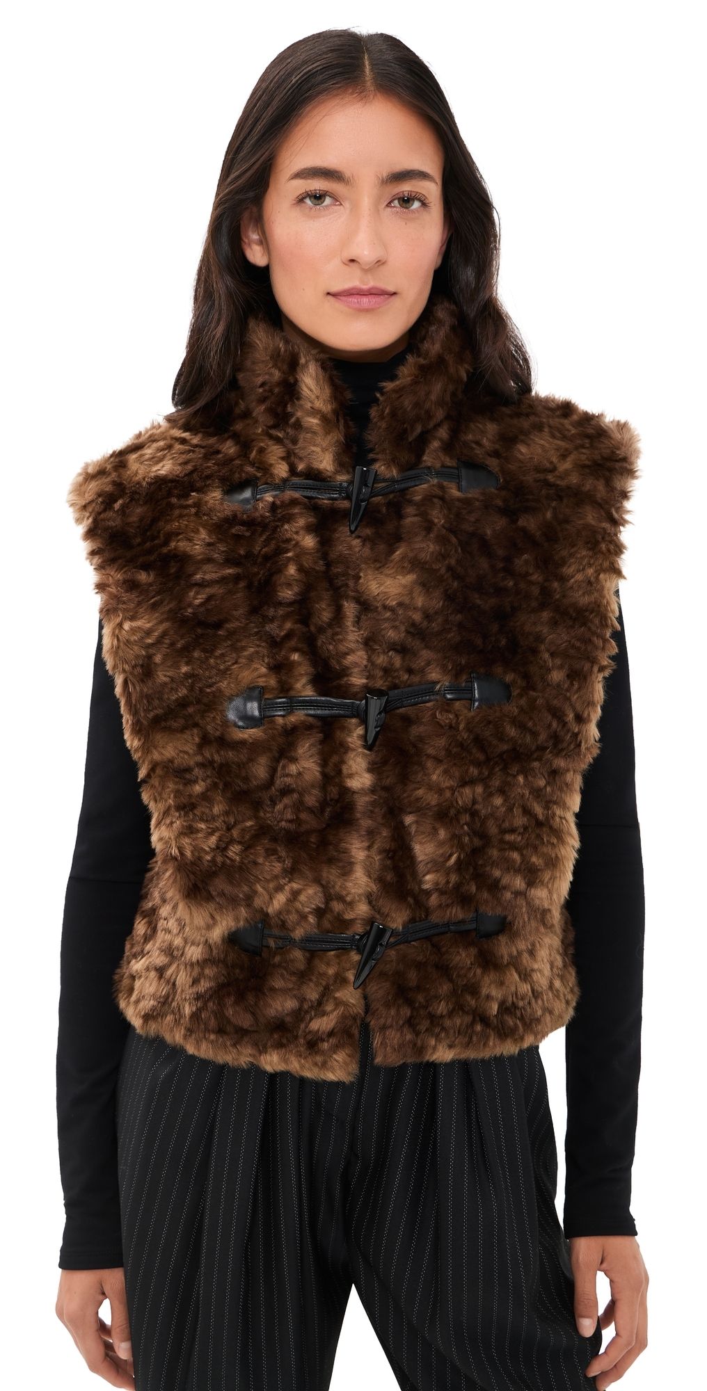 Isabel Marant Étoile Jocya Vest Brown 1